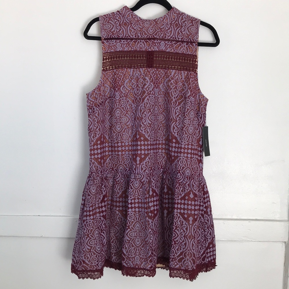 NWT Lulu’s purple high neck dress